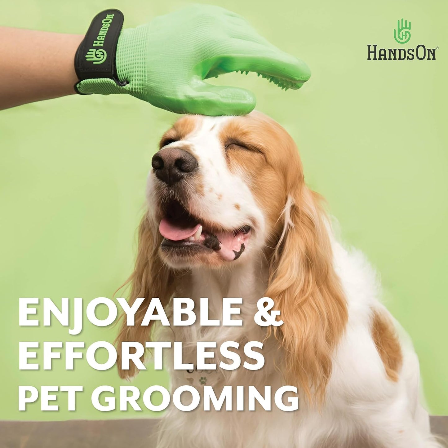 "Revolutionary Pet Grooming Gloves - the Ultimate Shedding, Bathing, and Hair Remover Solution - Perfect for Cats, Dogs, and Horses - Gentle and Effective"