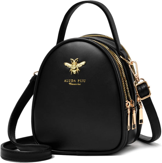 "Chic and Compact Crossbody Bag for Women - Fashionable Shoulder Bag, Messenger Bag, Purse, and Wallet Combo"