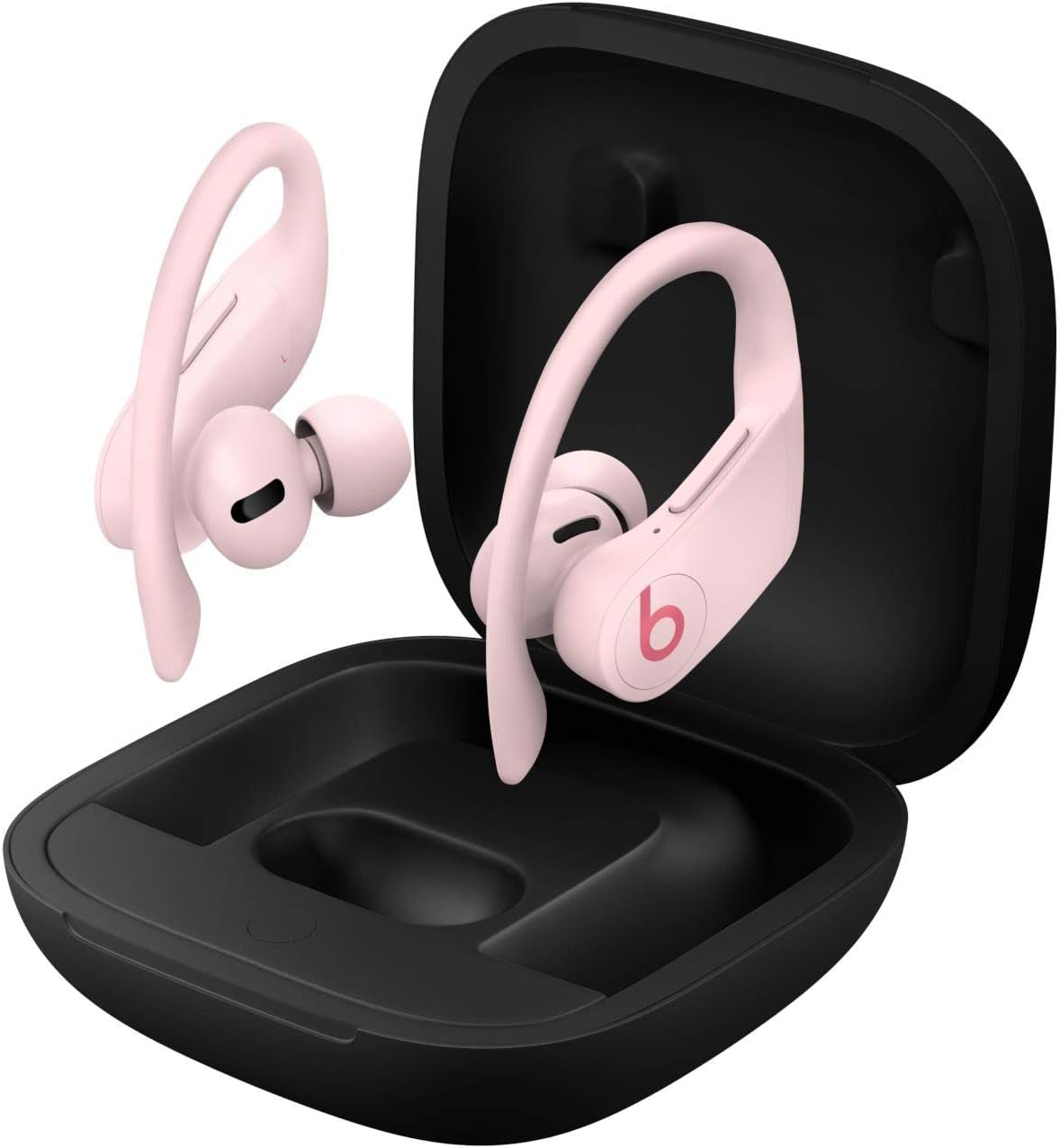 "Ultimate Power Pro Wireless Earbuds: Enhanced with Apple H1 Chip, 9-Hour Nonstop Listening, Sweat-Resistant - Irresistible Cloud Pink"