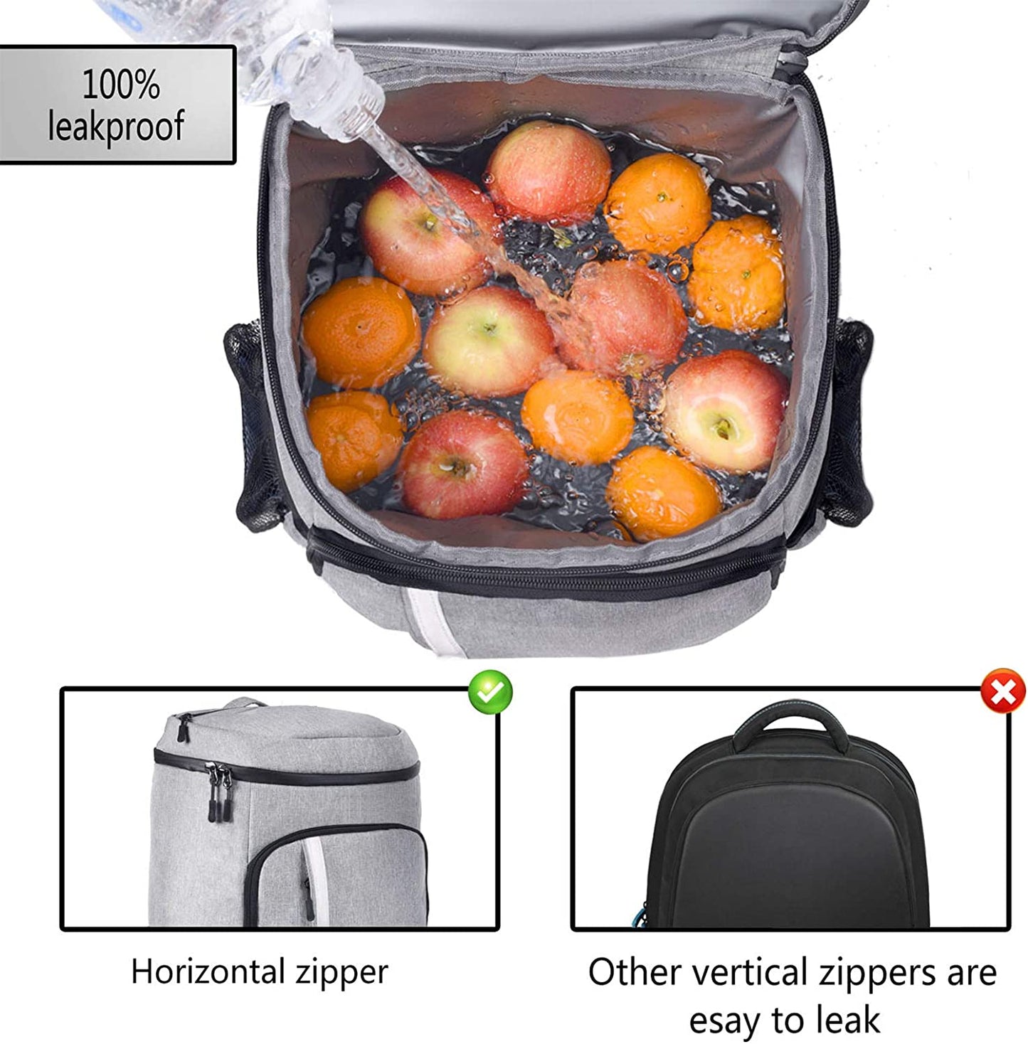 "Stay Cool Anywhere with Our Versatile Waterproof Insulated Backpack Cooler - Fits 30 Cans!"