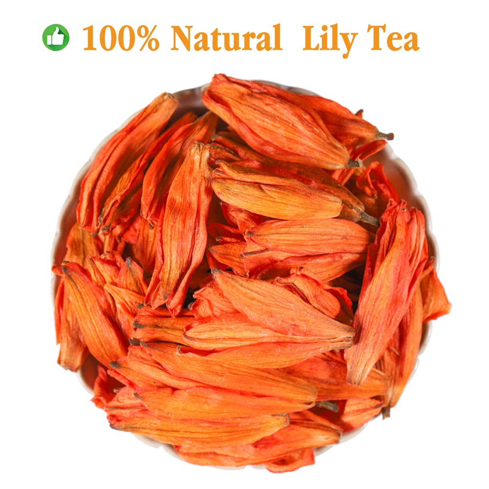 "Indulge in the Exquisite Delight of Our Premium Organic Lily Flower Tea - 35G of Pure, Natural Bliss"