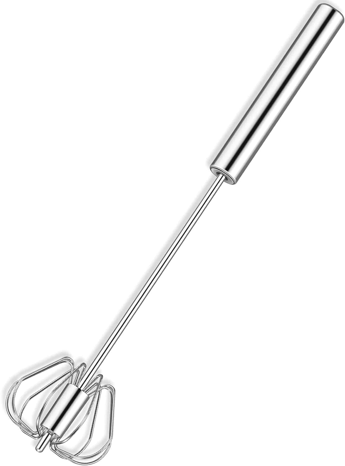 "Effortlessly Whisk and Blend with Our 14" Semi-Automatic Stainless Steel Hand Push Egg Beater!"