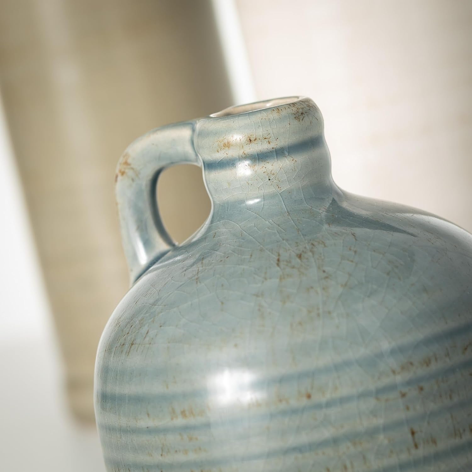 "Charming Farmhouse Ceramic Jug Vase Set - Perfectly Versatile Decor for Any Space (CM2431)"