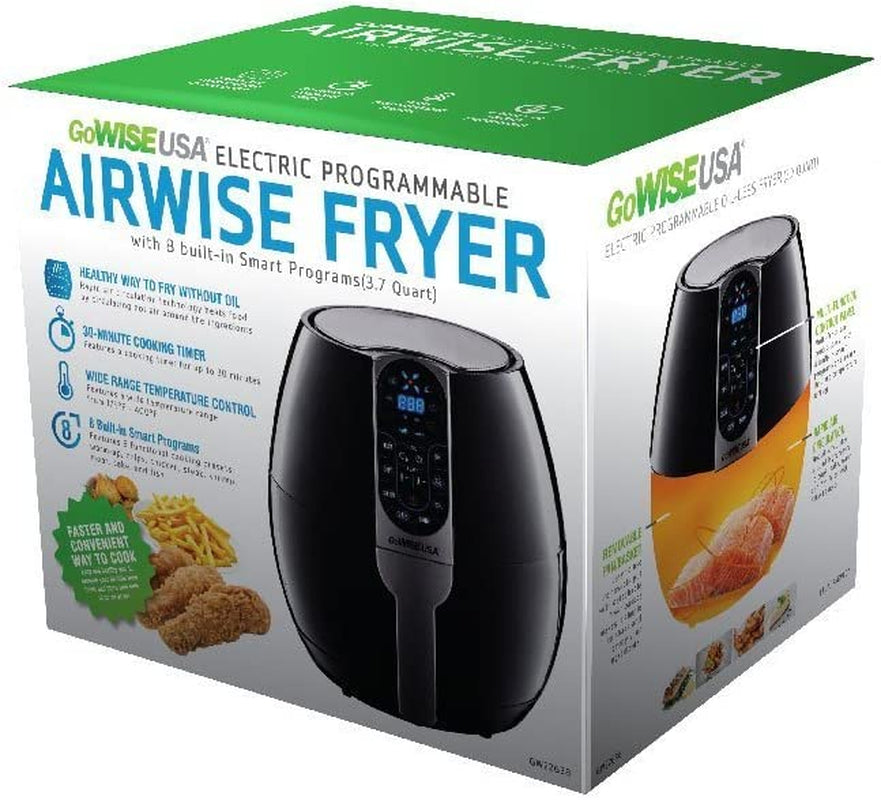 "Effortless Cooking with the 3.7-Quart Programmable Air Fryer - Perfectly Crispy Results Every Time!"