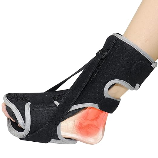 Plantar Fasciitis Night Splint: Plantar Fasciitis Relief Splint With Arch Support - Plantar Fasciitis Brace for Women Men - Dorsal Night Splints Relief Achilles Tendonitis Foot Drop Heel Pain