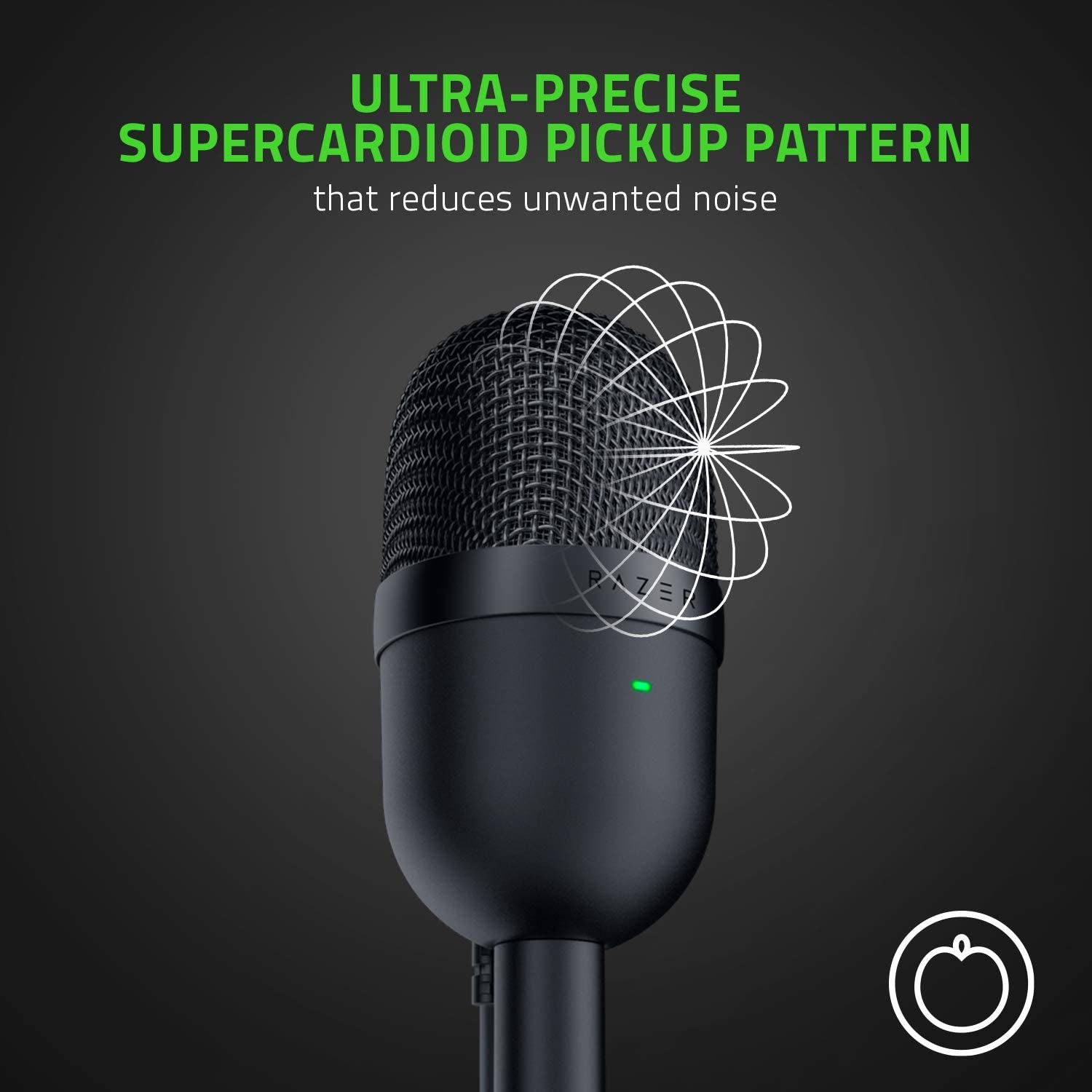 "Upgrade Your Audio Game with the Seiren Mini USB Condenser Microphone: Perfect for Streaming, Gaming, and Professional Use - Crystal Clear Sound, Sleek and Durable Design - Timeless Black"