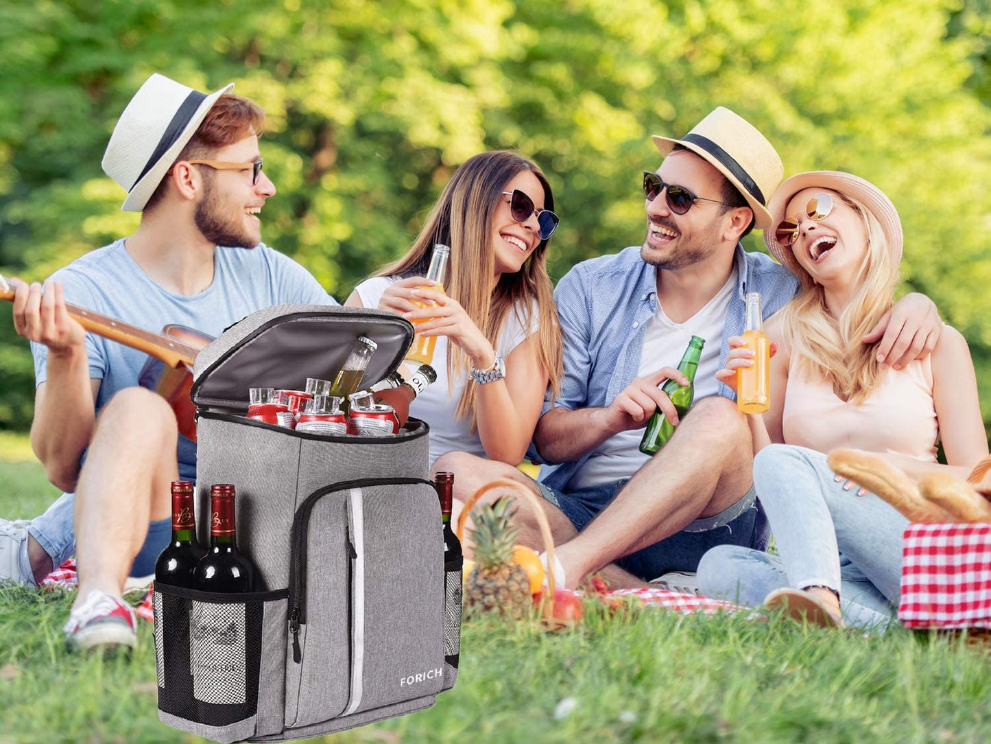 "Stay Cool Anywhere with Our Versatile Waterproof Insulated Backpack Cooler - Fits 30 Cans!"