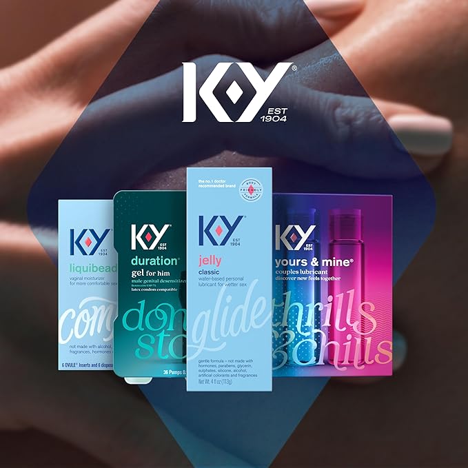 K-Y Jelly Classic Water-Based Personal Lubricant, Water Based Lube Helps Relieve Discomfort, 7 FL OZ