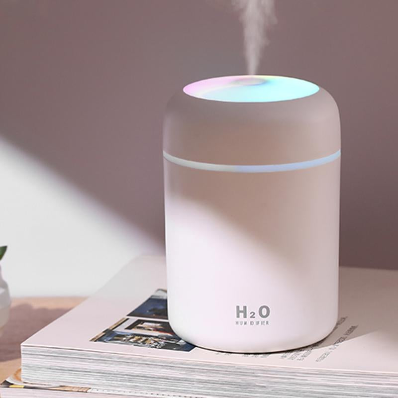 "Ultimate Mini Air Humidifier: Refresh Your Space with Aromatherapy and LED Lamp - Perfect for Home and Car Use!"