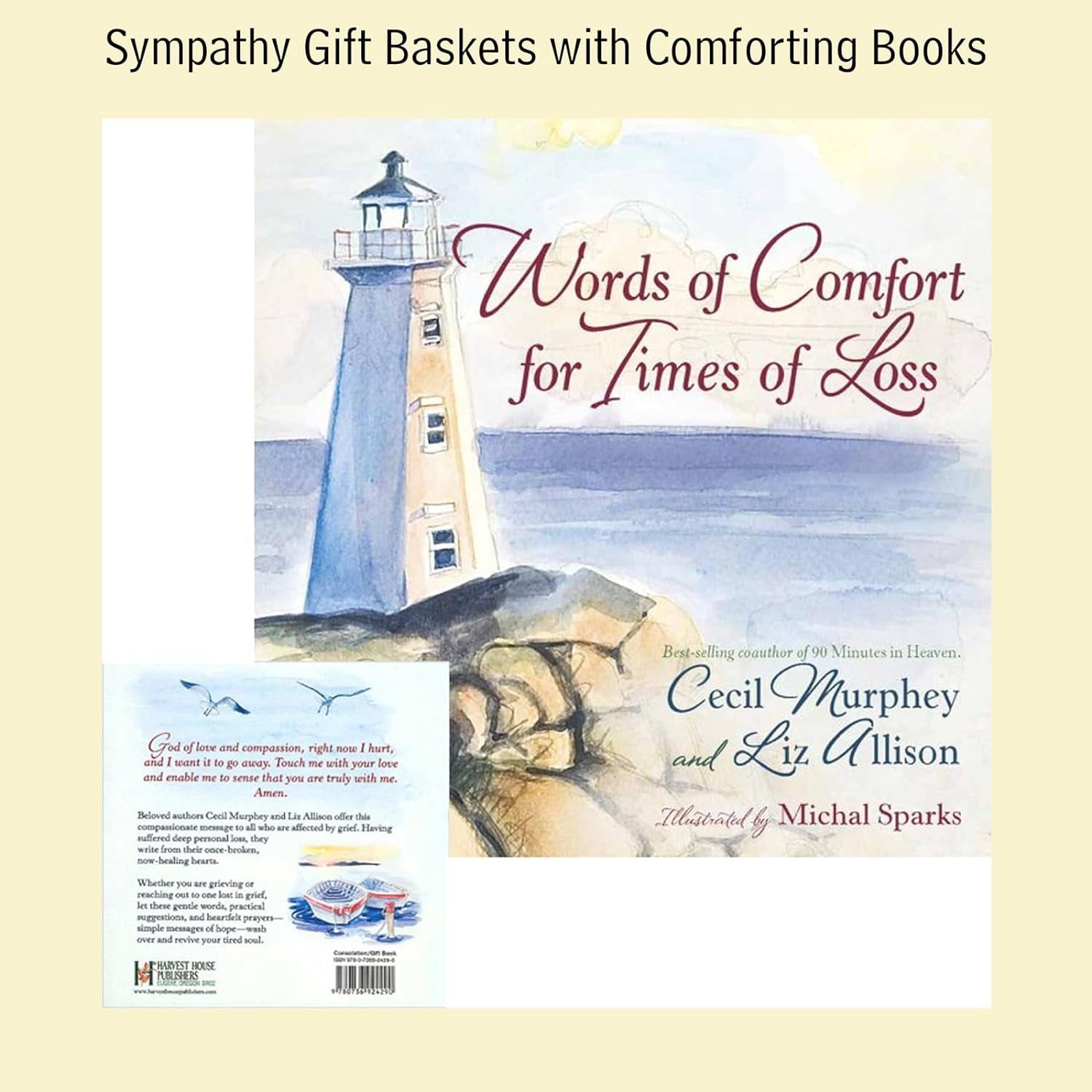 "Thoughtful Sympathy Gift Basket: a Heartwarming Book of Comfort and Nourishing Snacks for Healing"