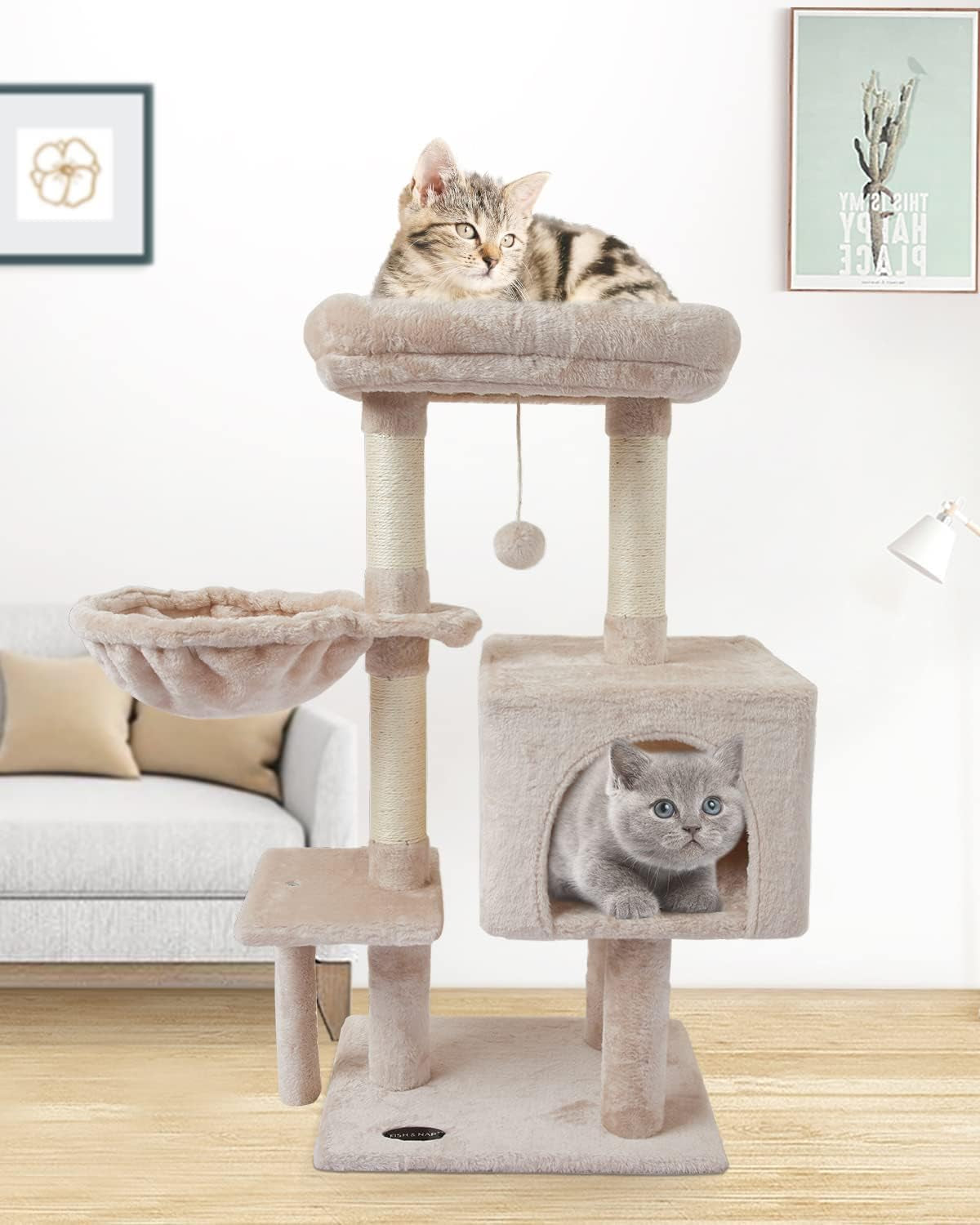 "Whisker Haven: the Ultimate Indoor Playground for Playful and Contented Cats!"