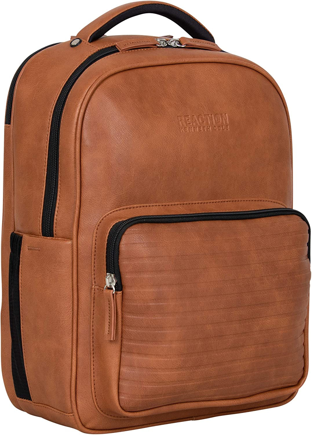 "Stay Organized and Secure with Our Stylish Vegan Leather Tablet Bookbag - Perfect for Work, Travel, and 15.6" Laptops!"