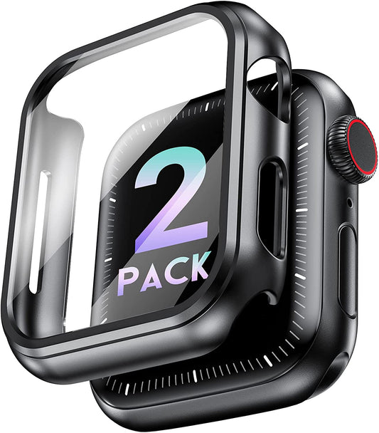 "Ultimate Defense Bundle for Apple Watch Series 6/5/4/SE 44Mm: Sleek & Durable Case with Enhanced Screen Protection"