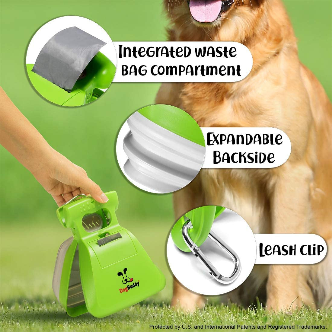 "Ultimate Portable Dog Pooper Scooper: Effortlessly Clean up Any Mess Anywhere!"