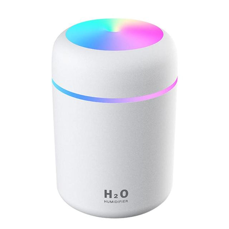 "Ultimate Mini Air Humidifier: Refresh Your Space with Aromatherapy and LED Lamp - Perfect for Home and Car Use!"