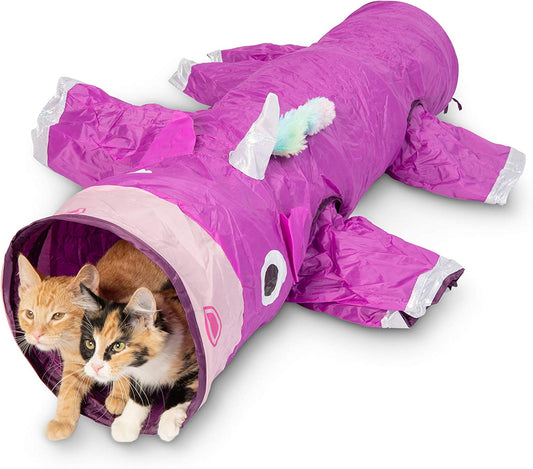 "Magical Mewniverse Multi-Pet Tunnel: Endless Delights for Your Furry Friends!"