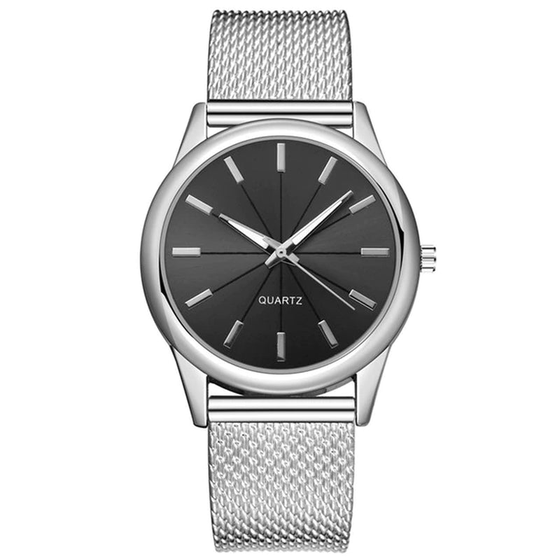 "Timeless Elegance: Stainless Steel Luxury Women'S Quartz Bracelet Watch"