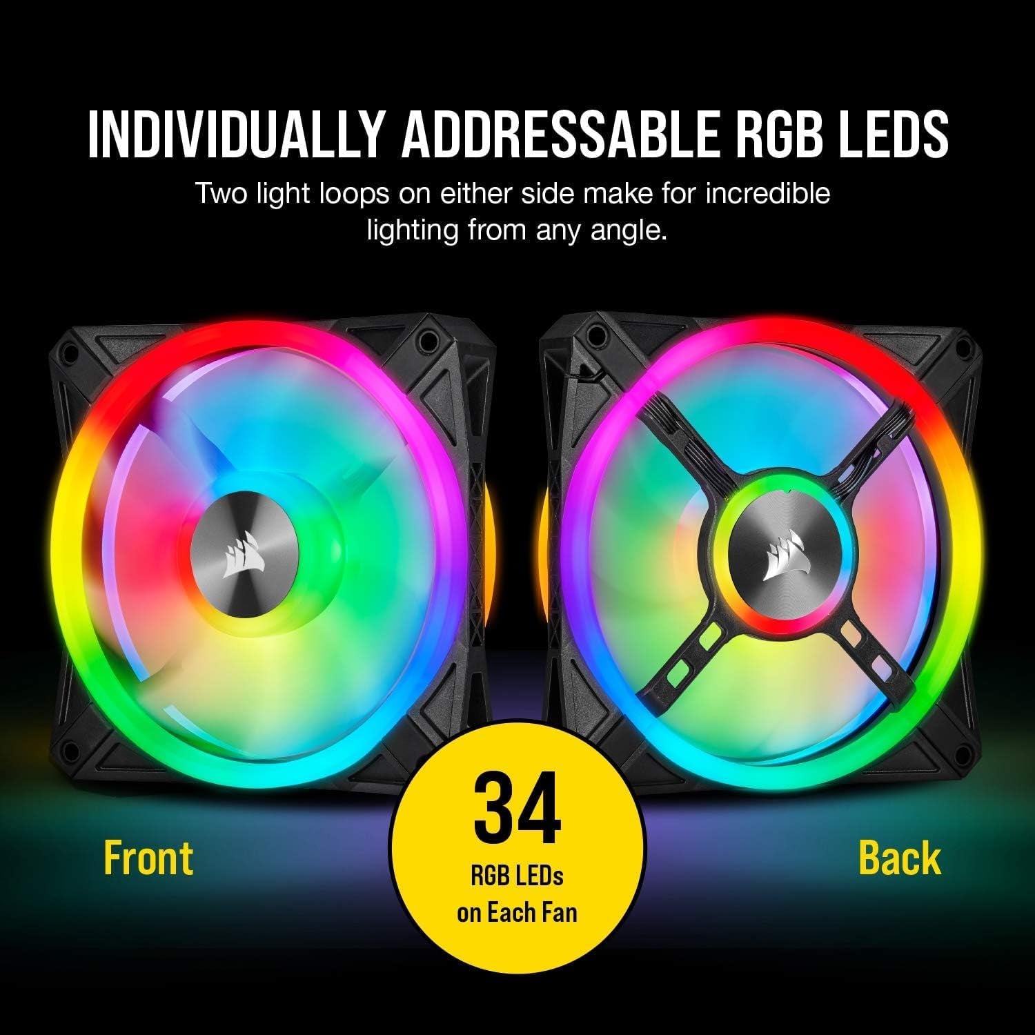 "Ultimate RGB Fan Triple Pack with Lighting Node Core - Elevate Your Desktop Experience!"