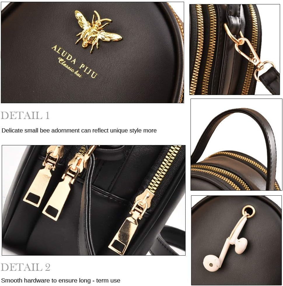 "Chic and Compact Crossbody Bag for Women - Fashionable Shoulder Bag, Messenger Bag, Purse, and Wallet Combo"